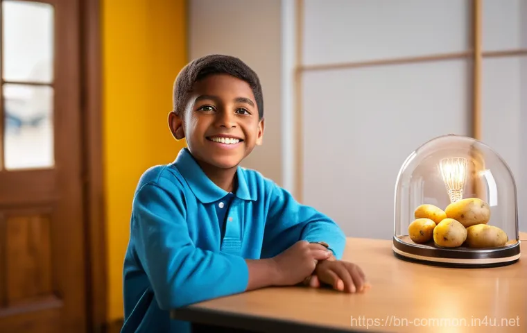 과학 실험 - **A joyful child conducting a chemical reaction experiment.**
**Prompt:** A curious and excited ... 과학 실험 - **A joyful child conducting a chemical reaction experiment.**
**Prompt:** A curious and excited ...