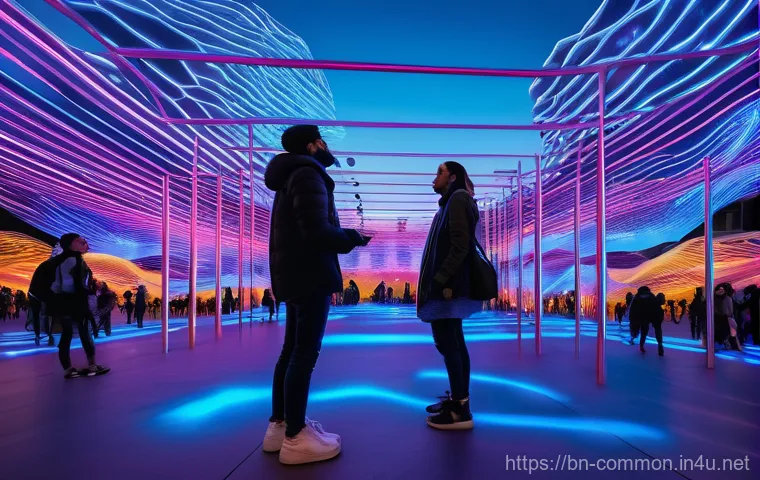 미술 상식 - Prompt 1: Digital Art Festival in a Futuristic City** 미술 상식 - Prompt 1: Digital Art Festival in a Futuristic City**